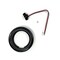 Truck-Lite Open Back, Black Pvc, Grommet For 40, 44 Series And 4 In. Lights, Round, Pl-3, Stripped End/Ring 40403 - alternate 1